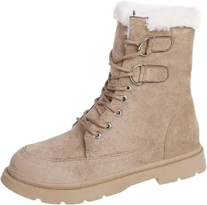 2023 New Women Winter Non-Slip Waterproof Snow Plush Ankle Boots Snow Boots Women Black Winter White Booties for Women Outdoor Boots Women Warm Botas Termicas Para Mujer Frio