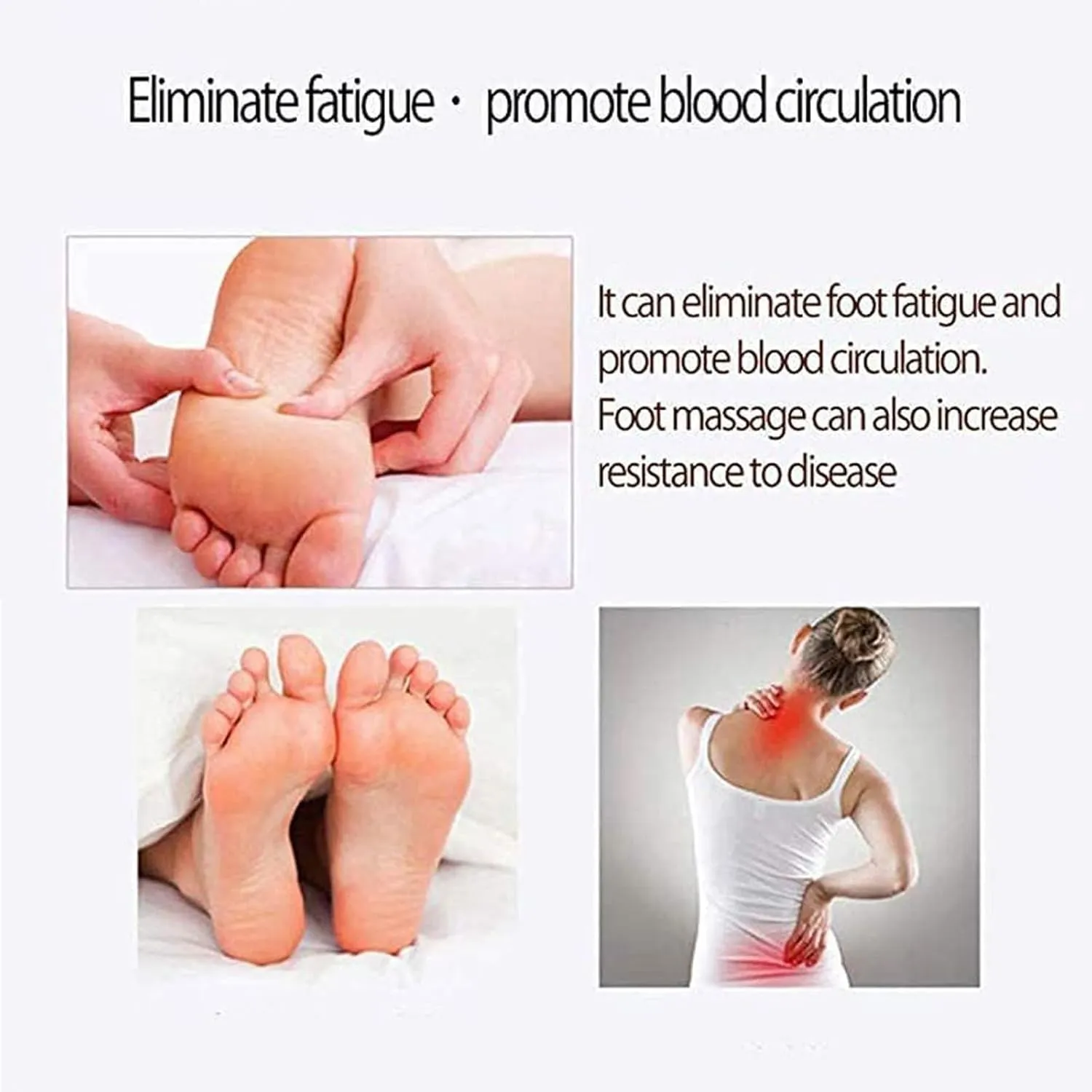 Acupressure Insoles, Magnetic Insoles, Magnetic Massage Insoles for Women Men, Orthopaedic Insoles, Reflexology Acupressure Insoles for Plantar Fasciitis,L, 2 Pairs