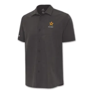 Army Activate Short Sleeve Woven Shirt (Black)