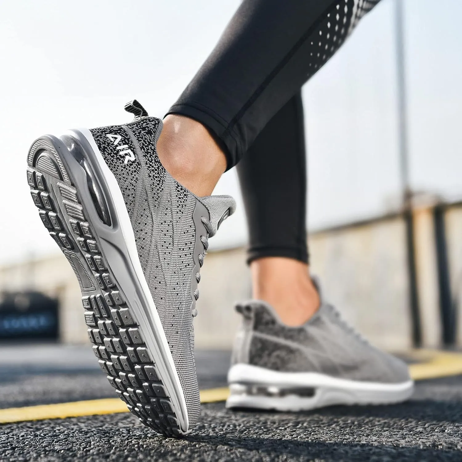 Autper Mens Athletic Running Tennis Shoes Lightweight Sport Gym Jogging Walking Sneakers US 7-US 12.5