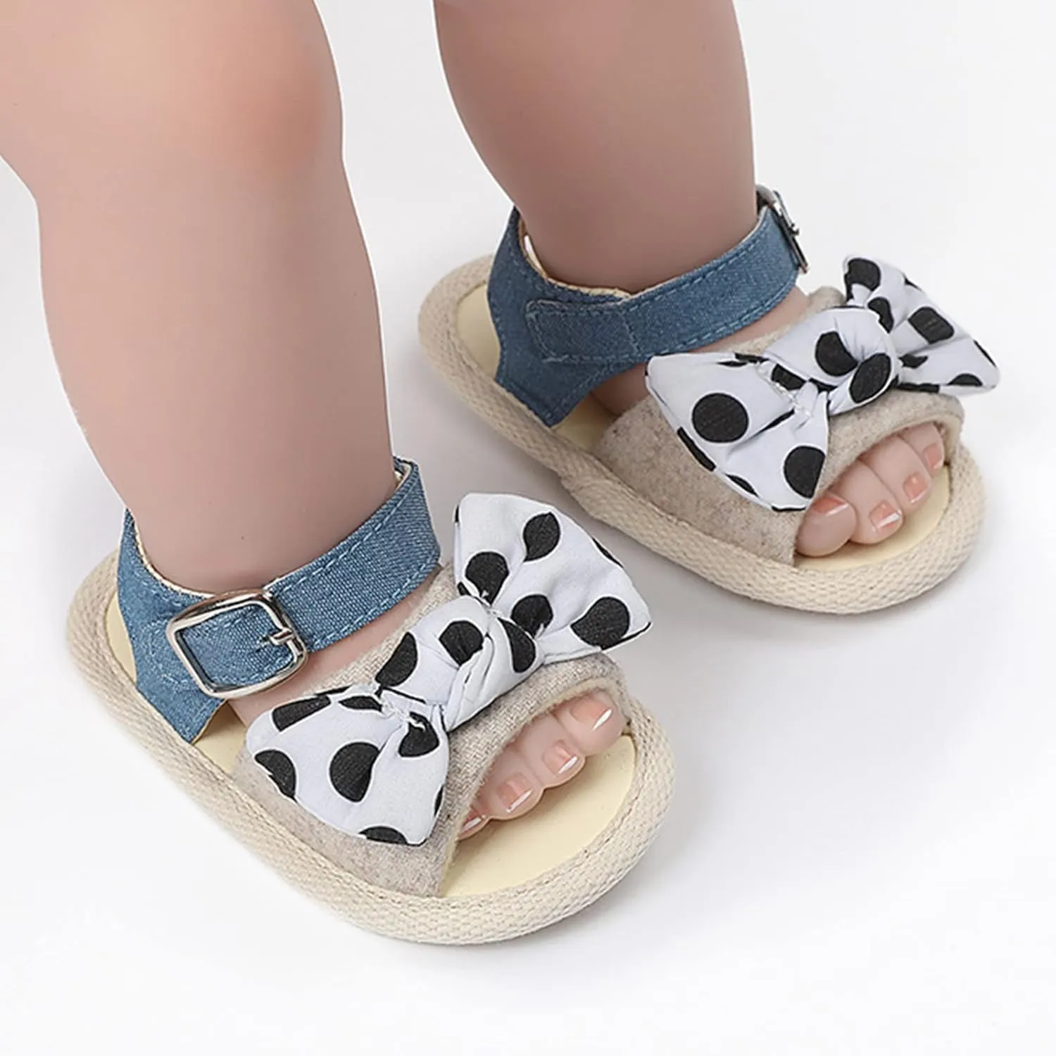 Baby Boy Nonslip Slippers Infant Girls Open Toe Bowknot Shoes First Walkers Shoes Summer Baby Toddler Sandals