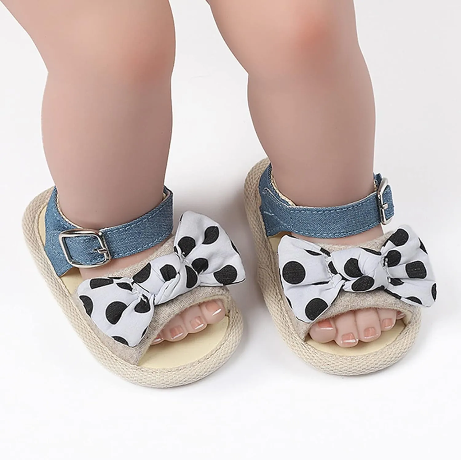 Baby Boy Nonslip Slippers Infant Girls Open Toe Bowknot Shoes First Walkers Shoes Summer Baby Toddler Sandals