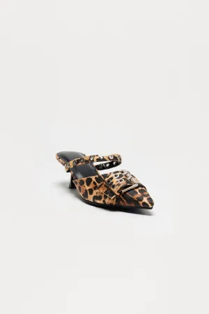 Bale Hardware Kitten Heel Pumps - Leopard