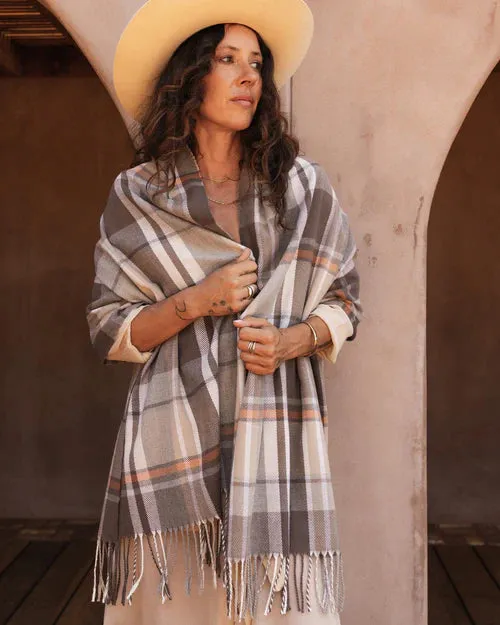 Balmoral Scarf in Taupe by Louenhide