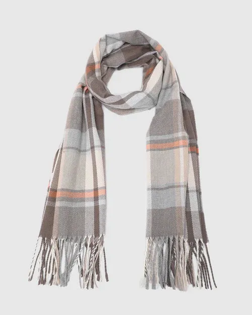 Balmoral Scarf in Taupe by Louenhide