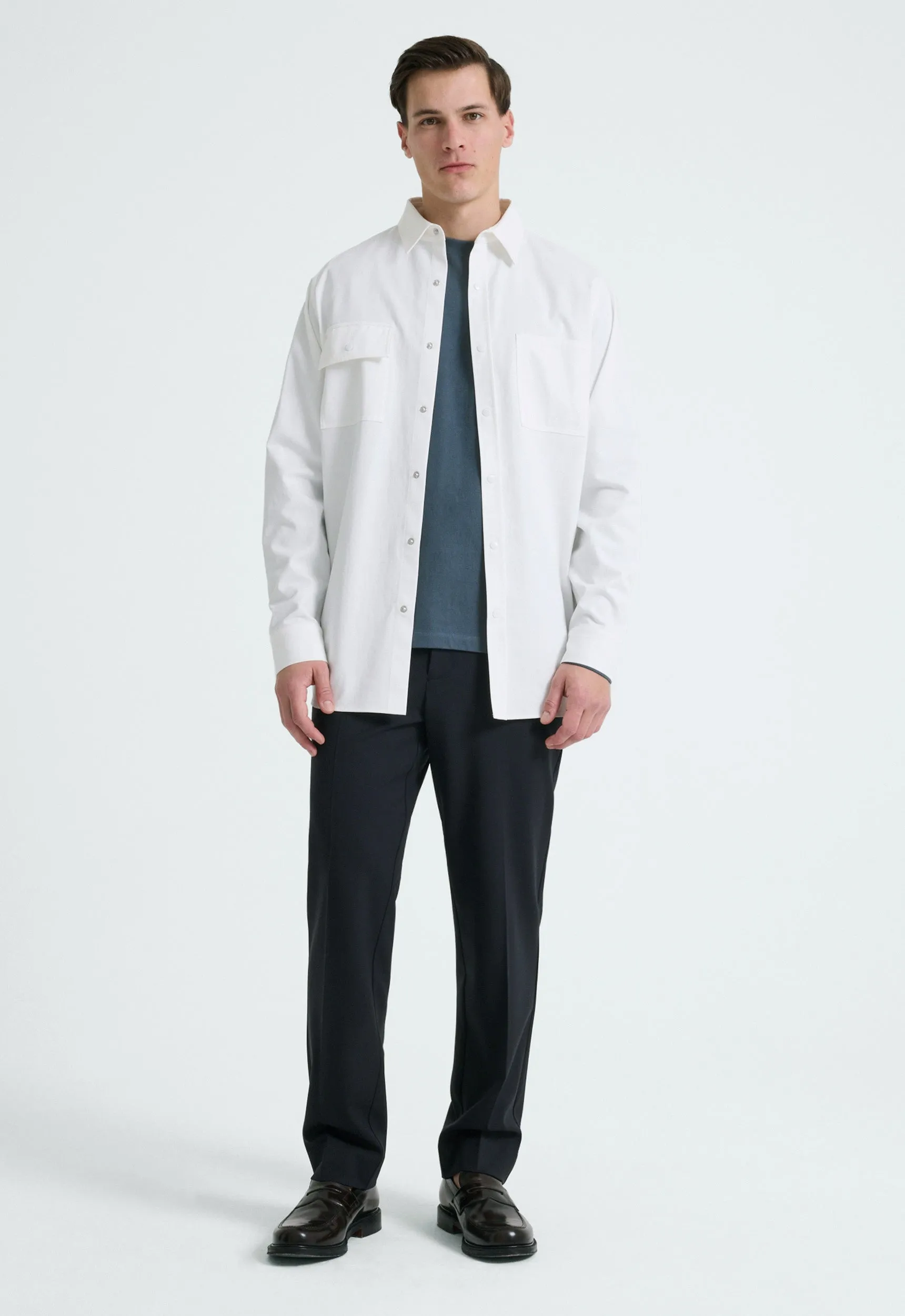 Barkley Cotton LS Tee - Dover