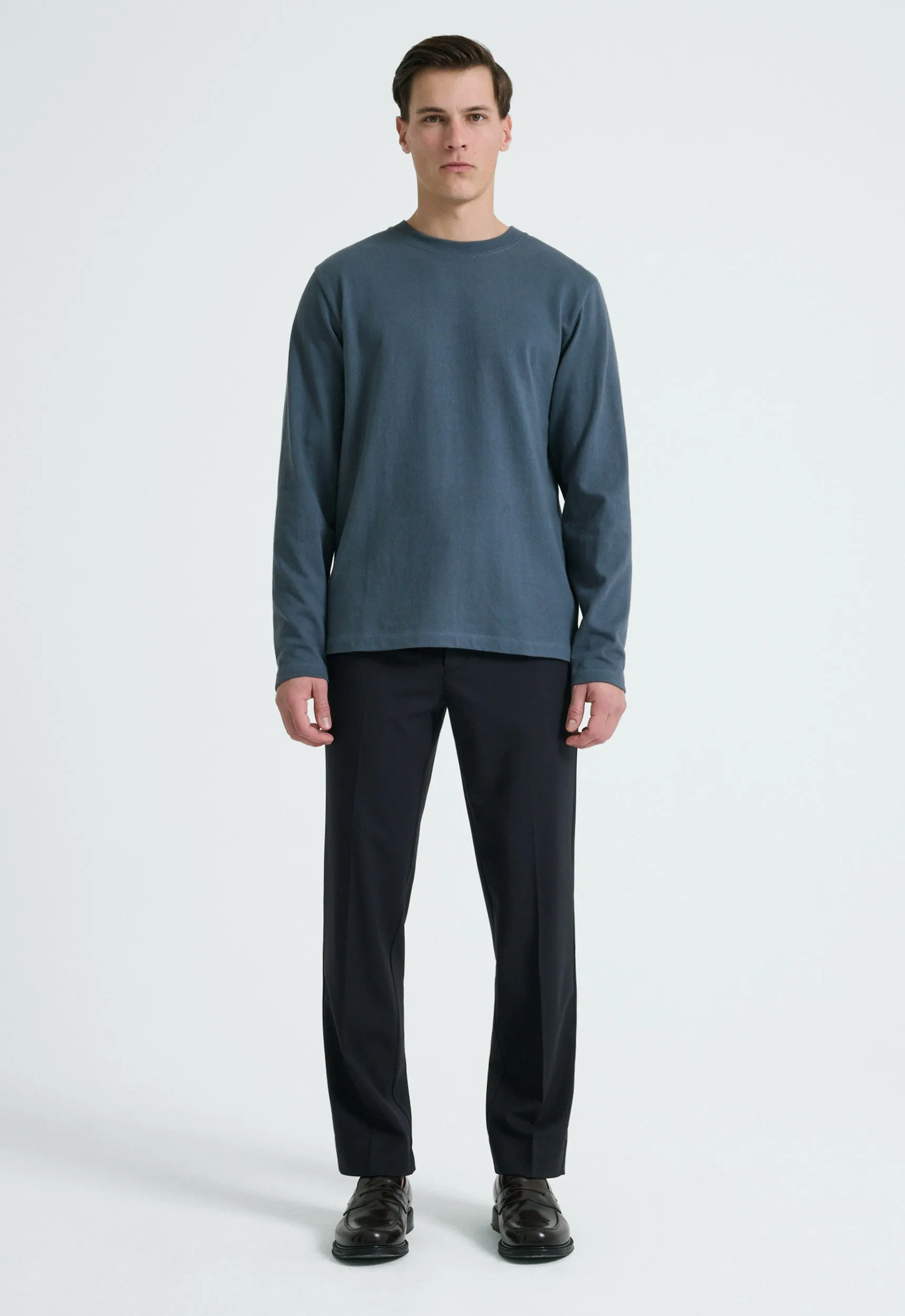 Barkley Cotton LS Tee - Dover