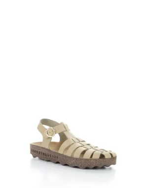 CALIX277ASP 001 BEIGE Round Toe Sandals