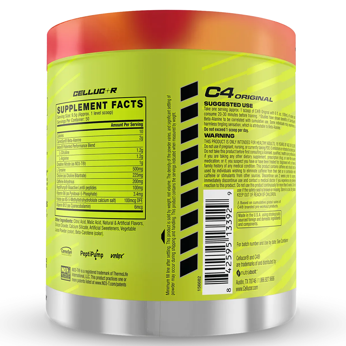 Cellucor C4 Original Pre Workout 50 serve   FREE CAN   FREE SHAKER