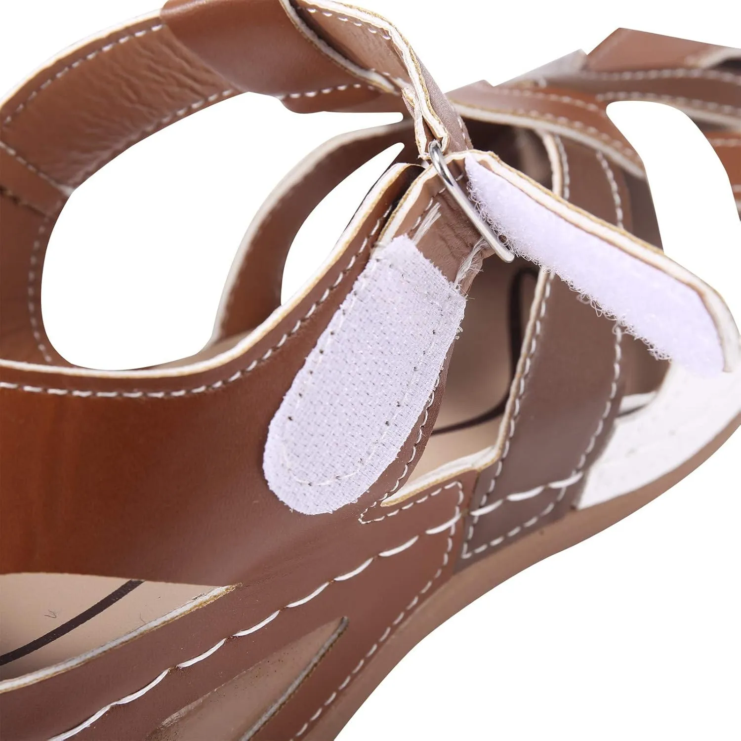 Closed Toe Sandals for Women Dressy Summer Comfortable Platform Wedges Ankle Strap Slip On Wedge Sandals Arch Support Breathable Casual Hollow Out Sandal Dress Shoes