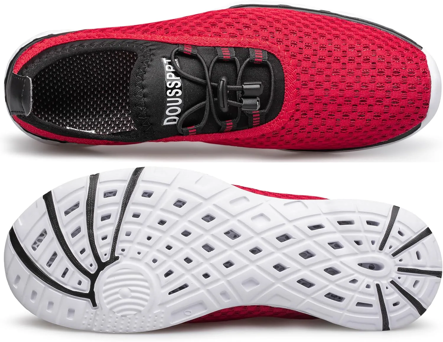 DOUSSPRT Women's Water Shoes Quick Drying Sports Aqua Shoes