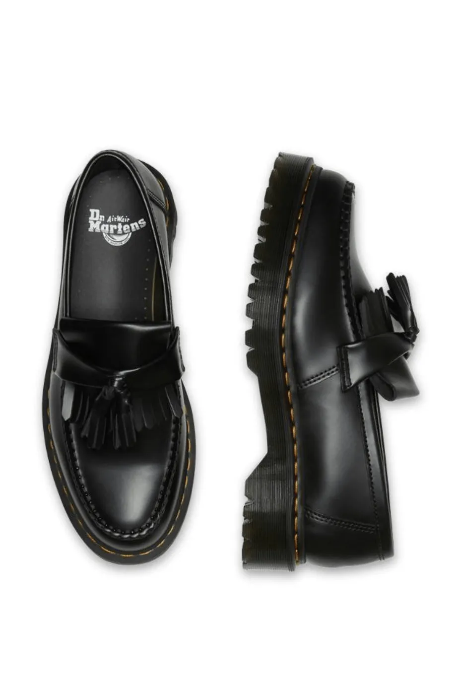 DR MARTENS ADRIAN TASSEL BEX LOAFER - BLACK SMOOTH