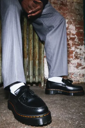 DR MARTENS ADRIAN TASSEL BEX LOAFER - BLACK SMOOTH