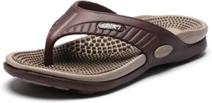 Flip Flops for Men & Women Lightweight Acupressure Sandals Massage Slippers, Summer Breathable Beach Shoes with Arch Support,Outdoor Casual Relief Plantar Fasciitis Heel Slippers Unisex