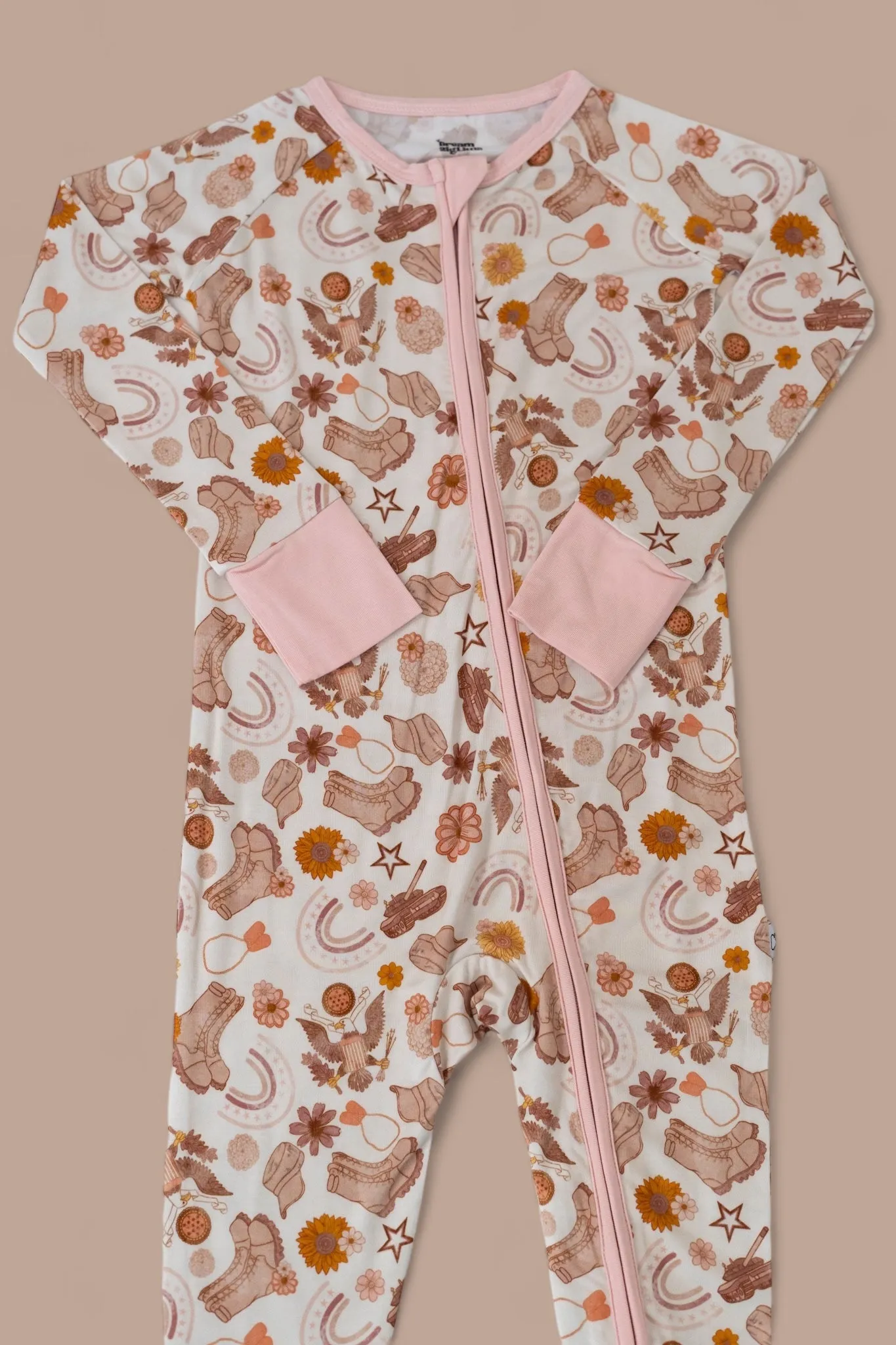 FLOWERS AND BOOTS DREAM ROMPER