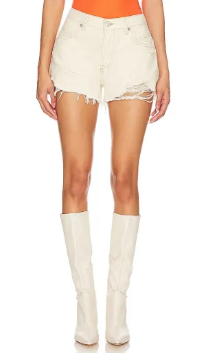 Free People x We The Free Now Or Never Denim Short in Cream
