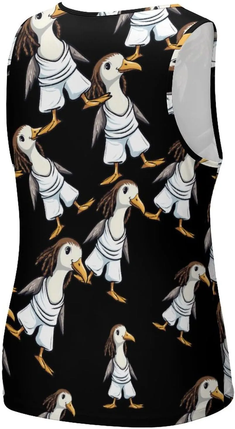 Funny Gooses Summer Men's Tank Tops Quick Dry Sleeveless Vest Workout T-Shirts Muscle Tee