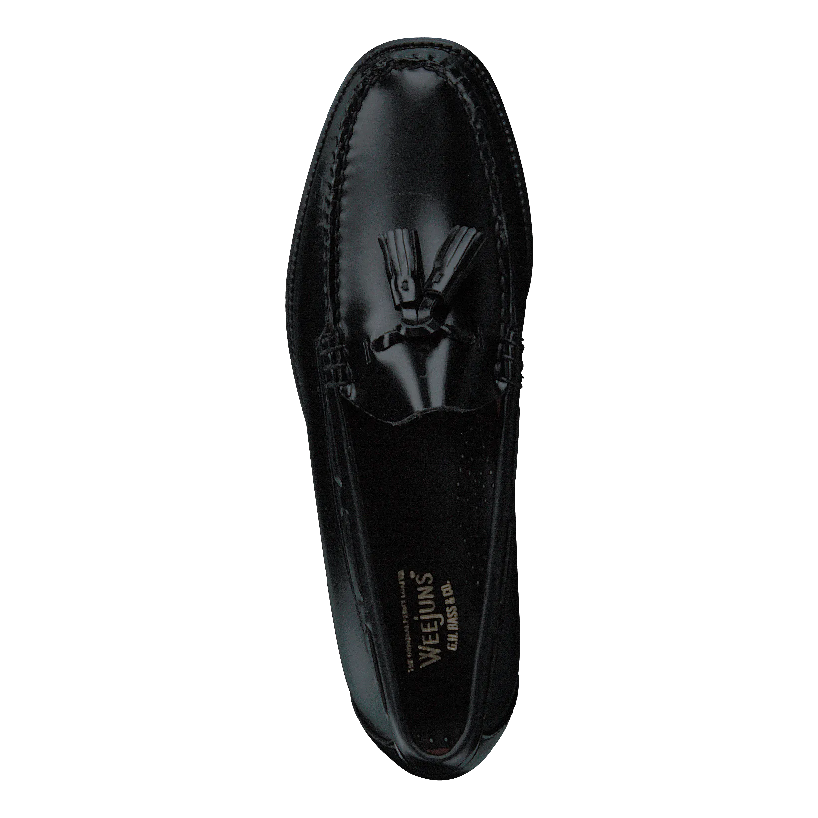 Gh Weejun Ii Larkin Moc Tassel Black Lthr