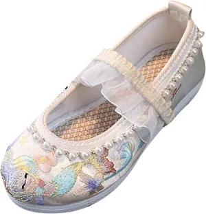 Girls Dress Shoes Princess Wedding Flower Shoe Adorable Girls Mary Jane Ballerina Flat Shoes
