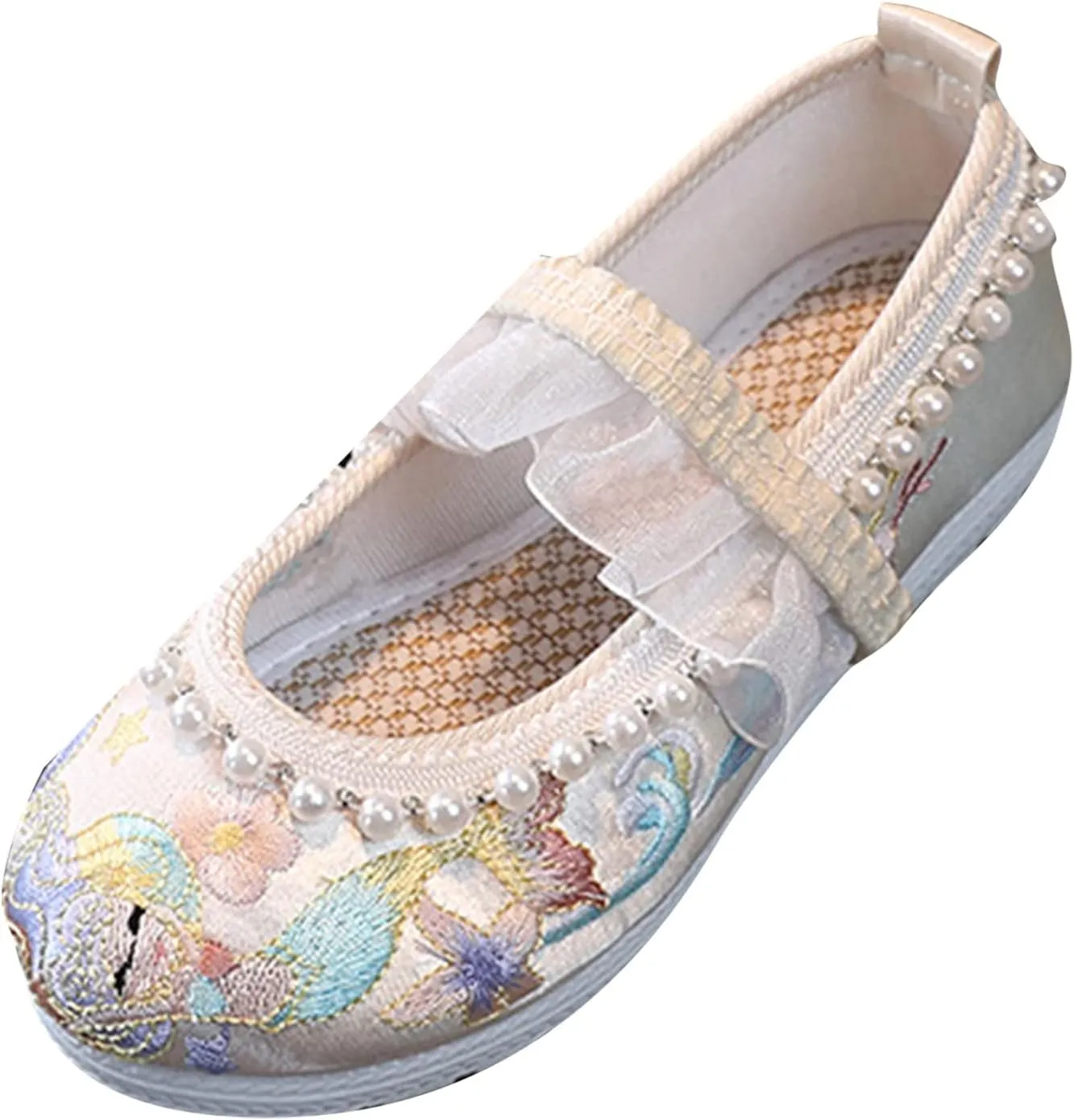 Girls Dress Shoes Princess Wedding Flower Shoe Adorable Girls Mary Jane Ballerina Flat Shoes