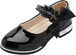 Girls Infant Dress Mary Jane Flat Little/Big Kids Low Heel Princess Hook And Loop Dress Party Wedding Shoes