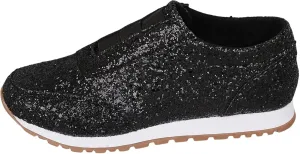 Glitter Tennis Shoes for Women Gold Sequins Tennis Sneakers Rhinestone Sparkly Mesh Breathable Slip On Casual Walking Shoes