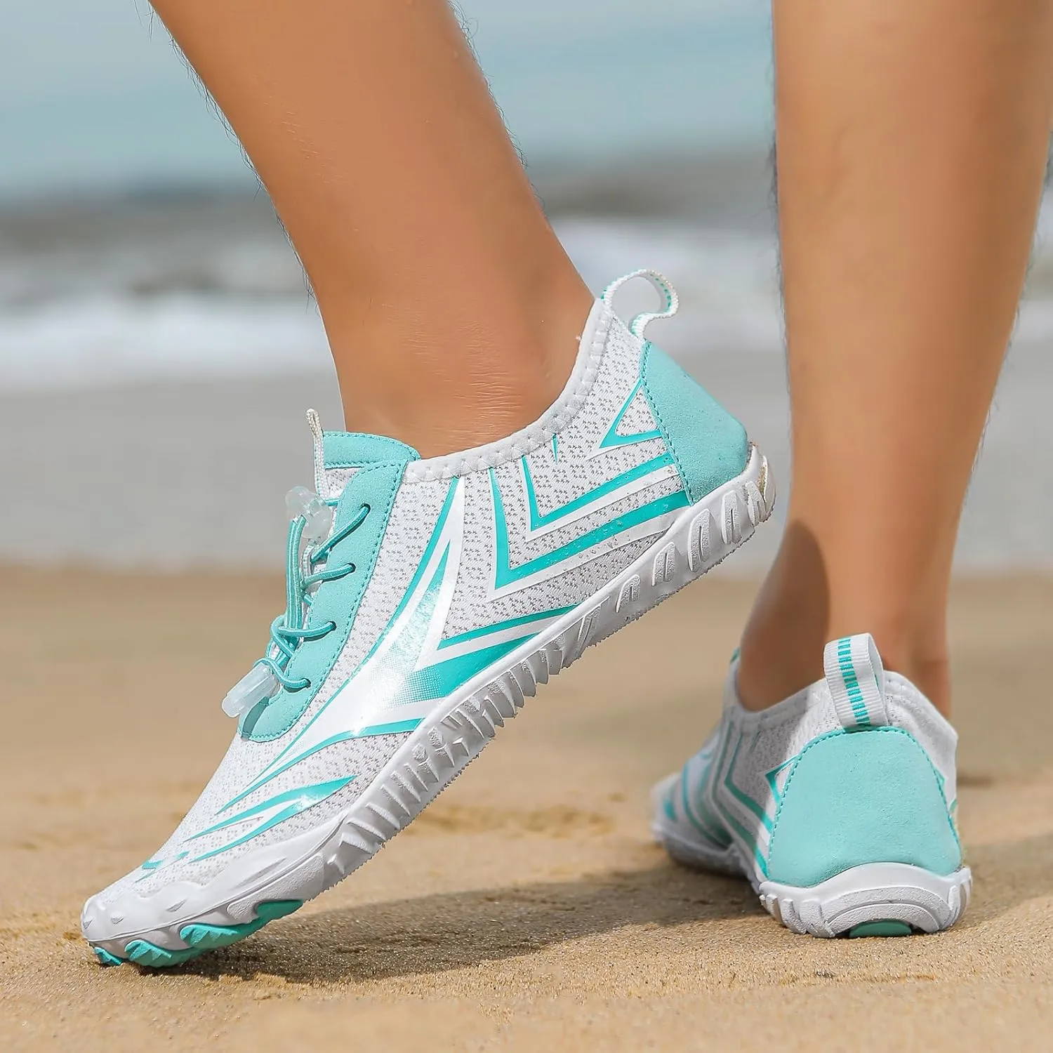 Grounding Shoes for Women Men Quick Dry Barefoot Footwear Unisex Non-Slip Wide Toe Box Footwear Fashion Lightweight Breathable Outdoor Sneakers Swim Pool Beach Hiking Shoes