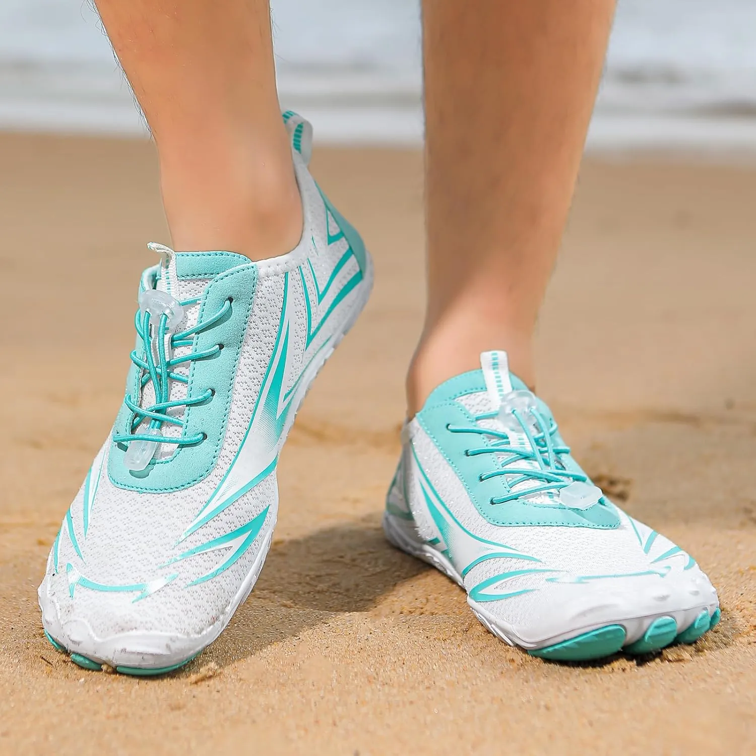 Grounding Shoes for Women Men Quick Dry Barefoot Footwear Unisex Non-Slip Wide Toe Box Footwear Fashion Lightweight Breathable Outdoor Sneakers Swim Pool Beach Hiking Shoes