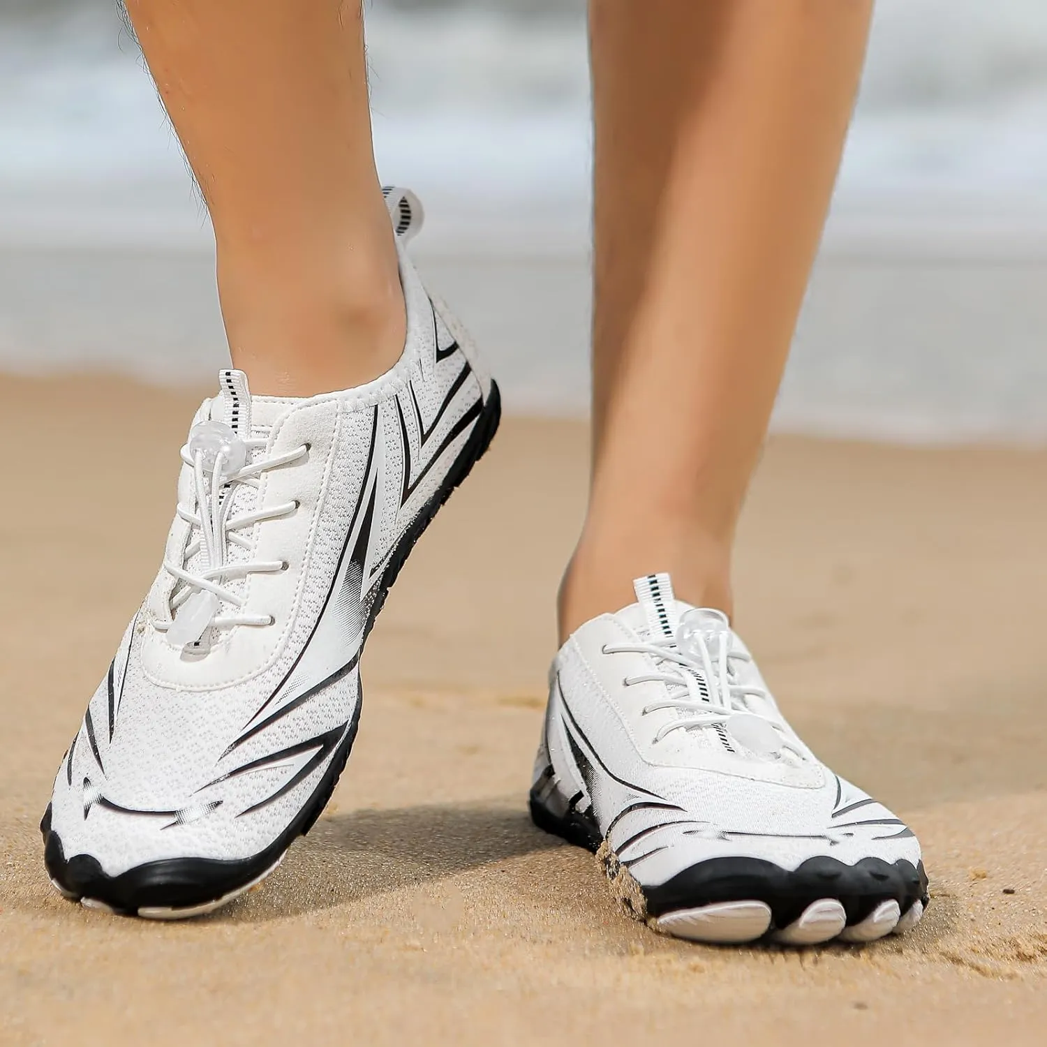 Grounding Shoes for Women Men Quick Dry Barefoot Footwear Unisex Non-Slip Wide Toe Box Footwear Fashion Lightweight Breathable Outdoor Sneakers Swim Pool Beach Hiking Shoes