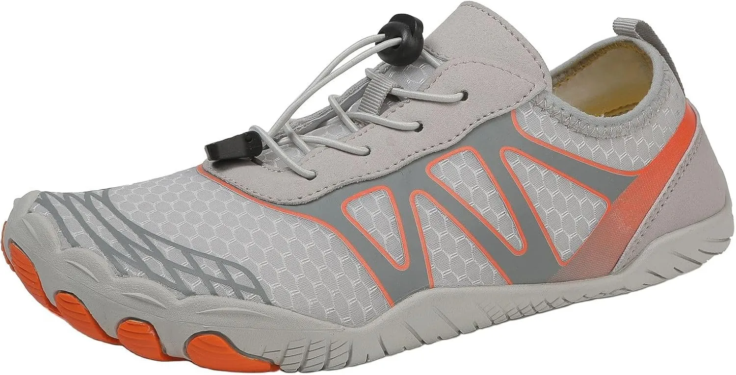 Grounding Shoes for Women Summer Quick Dry Non-Slip Athletic Hiking Shoes Round Toe Barefoot Footwear Beach Pool Aqua Surf Swim Outdoor Casual Walking Shoe Sneaker