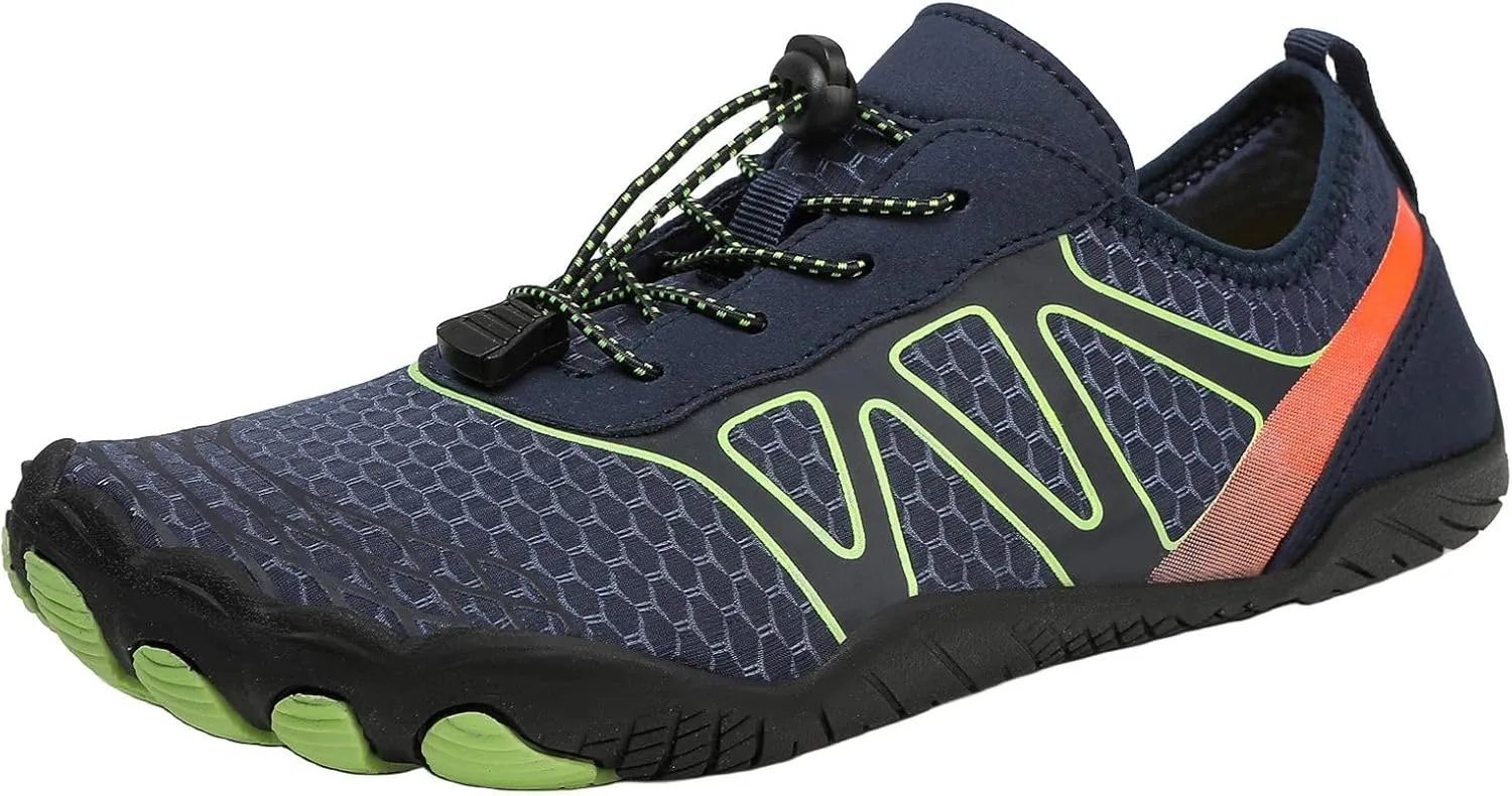 Grounding Shoes for Women Summer Quick Dry Non-Slip Athletic Hiking Shoes Round Toe Barefoot Footwear Beach Pool Aqua Surf Swim Outdoor Casual Walking Shoe Sneaker