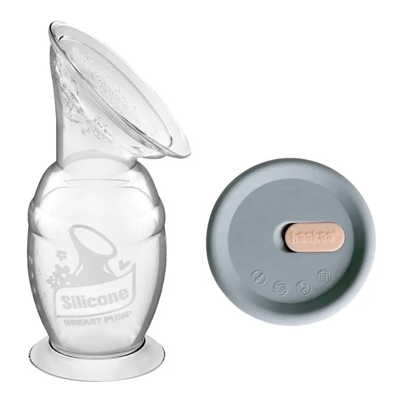 Haakaa Generation 2 Silicone Breast Pump with Suction Base &amp; Silicone Cap