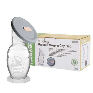 Haakaa Generation 2 Silicone Breast Pump with Suction Base &amp; Silicone Cap