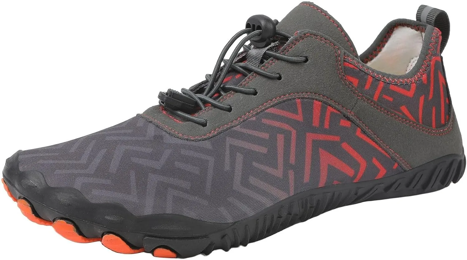 Hike Barefoot Shoes Womens Mens Anti-Slip Grounded Footwear Unisex Quick-Dry Wide Toe Box Healthy Breathable Sneaker Beach Pool Aqua Swim Surf Walking Hiking Shoes