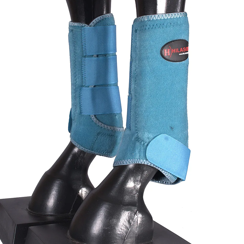 HILASON L M S Horse Front Rear Hind Leg Sport Boots & Bell Boots 6 Pack