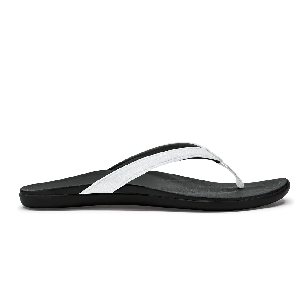 Ho'opio Beach Sandals-White
