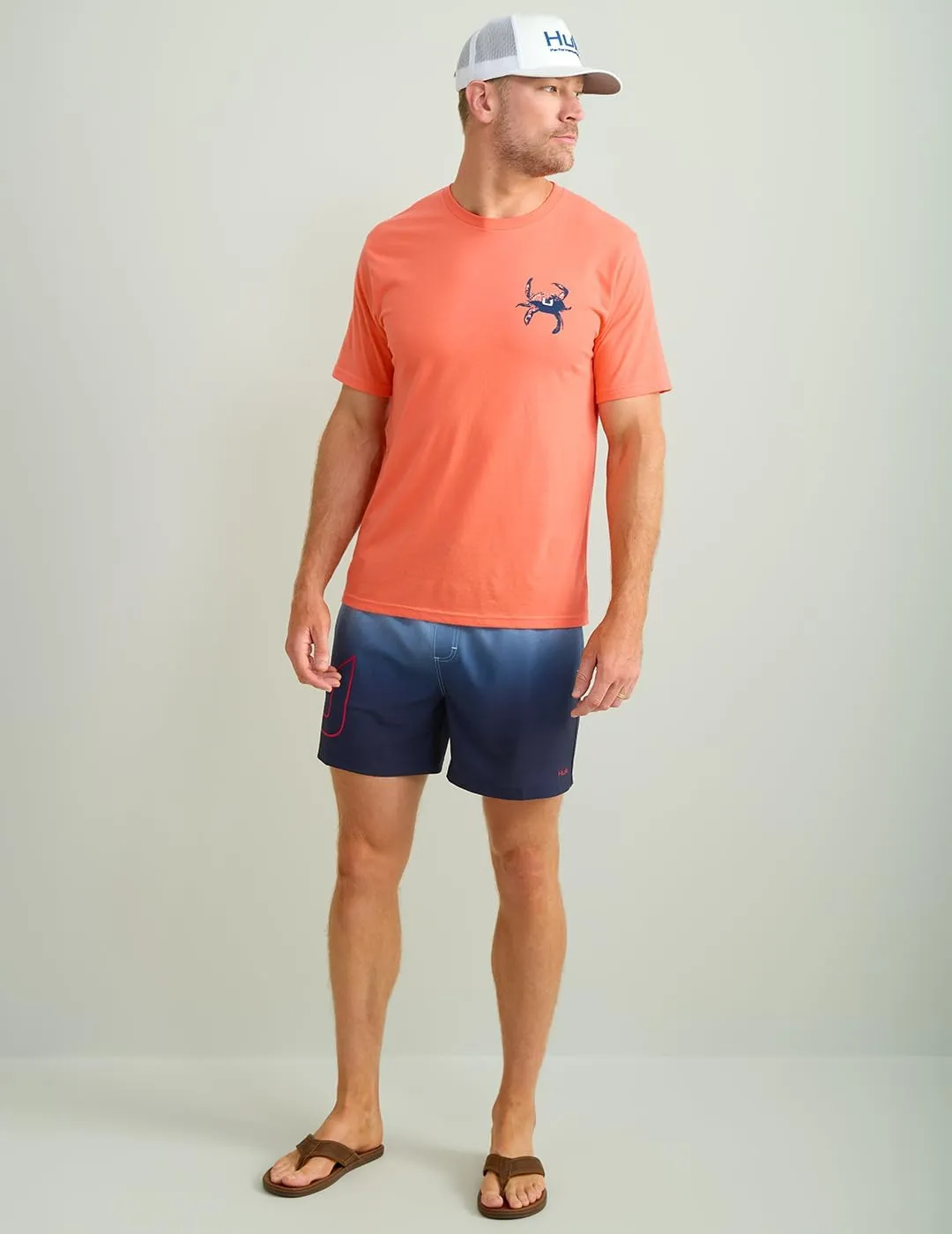 HUK Mens Fishing Graphic Tee, Performance Short Sleeve, Quick-Dry
