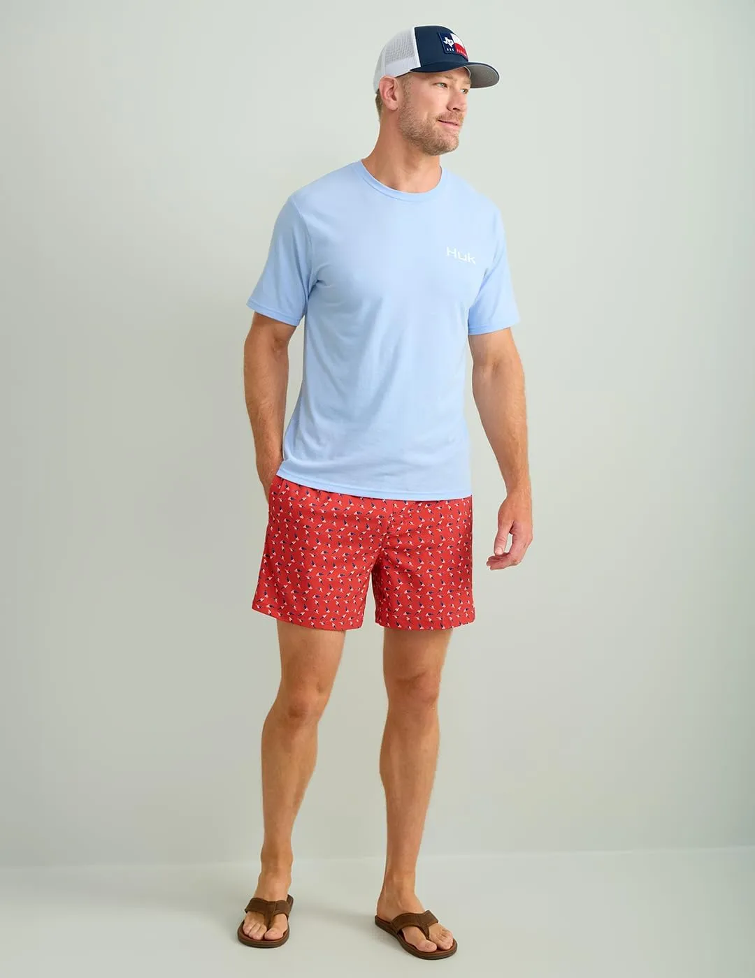 HUK Mens Fishing Graphic Tee, Performance Short Sleeve, Quick-Dry
