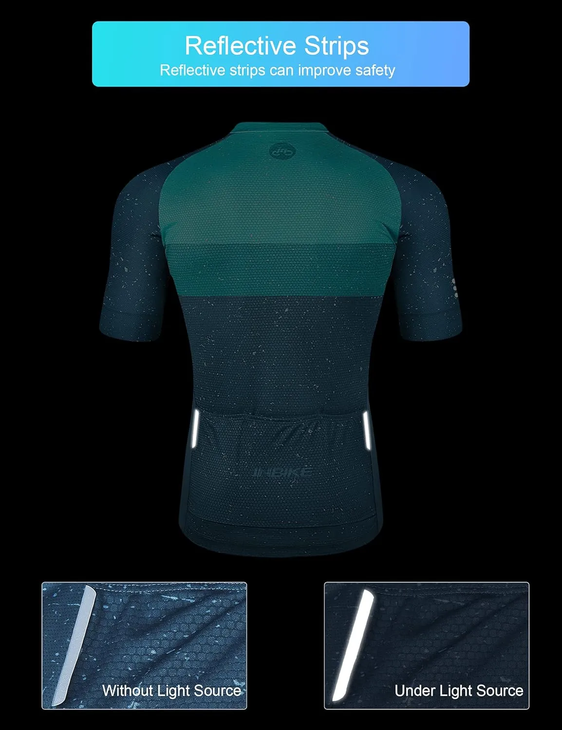 INBIKE Cycling Jersey Pro Race Fit Bike Bicycle Shirt Men Top Lightweight Reflective Quick Dry