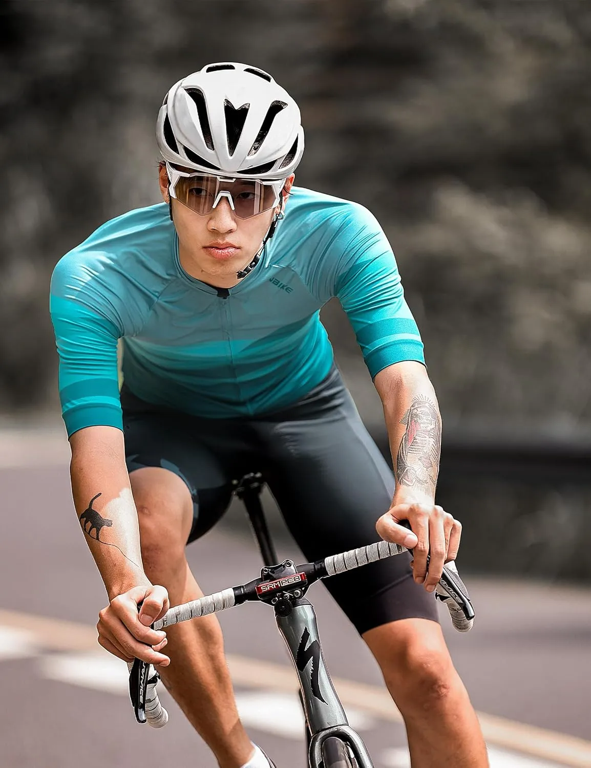INBIKE Cycling Jersey Pro Race Fit Bike Bicycle Shirt Men Top Lightweight Reflective Quick Dry