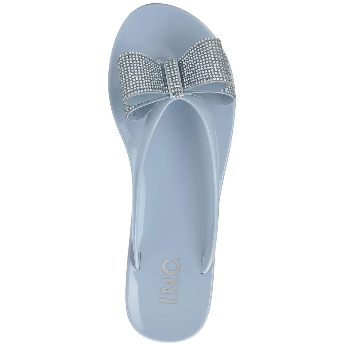 INC Womens Madena Embellished Round Toe Flip-Flops