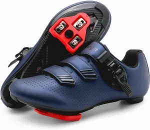 Indoor Cycling Shoes for Men Women Compatible with Peloton Bike Pre-Installed with Look Delta Cleats Outdoor Road Biking