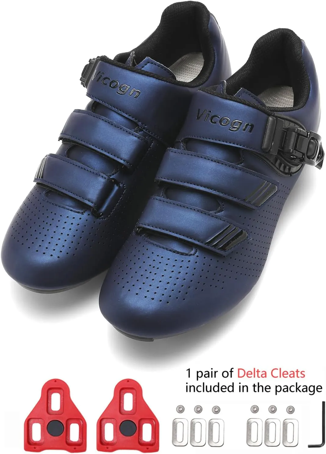 Indoor Cycling Shoes for Men Women Compatible with Peloton Bike Pre-Installed with Look Delta Cleats Outdoor Road Biking