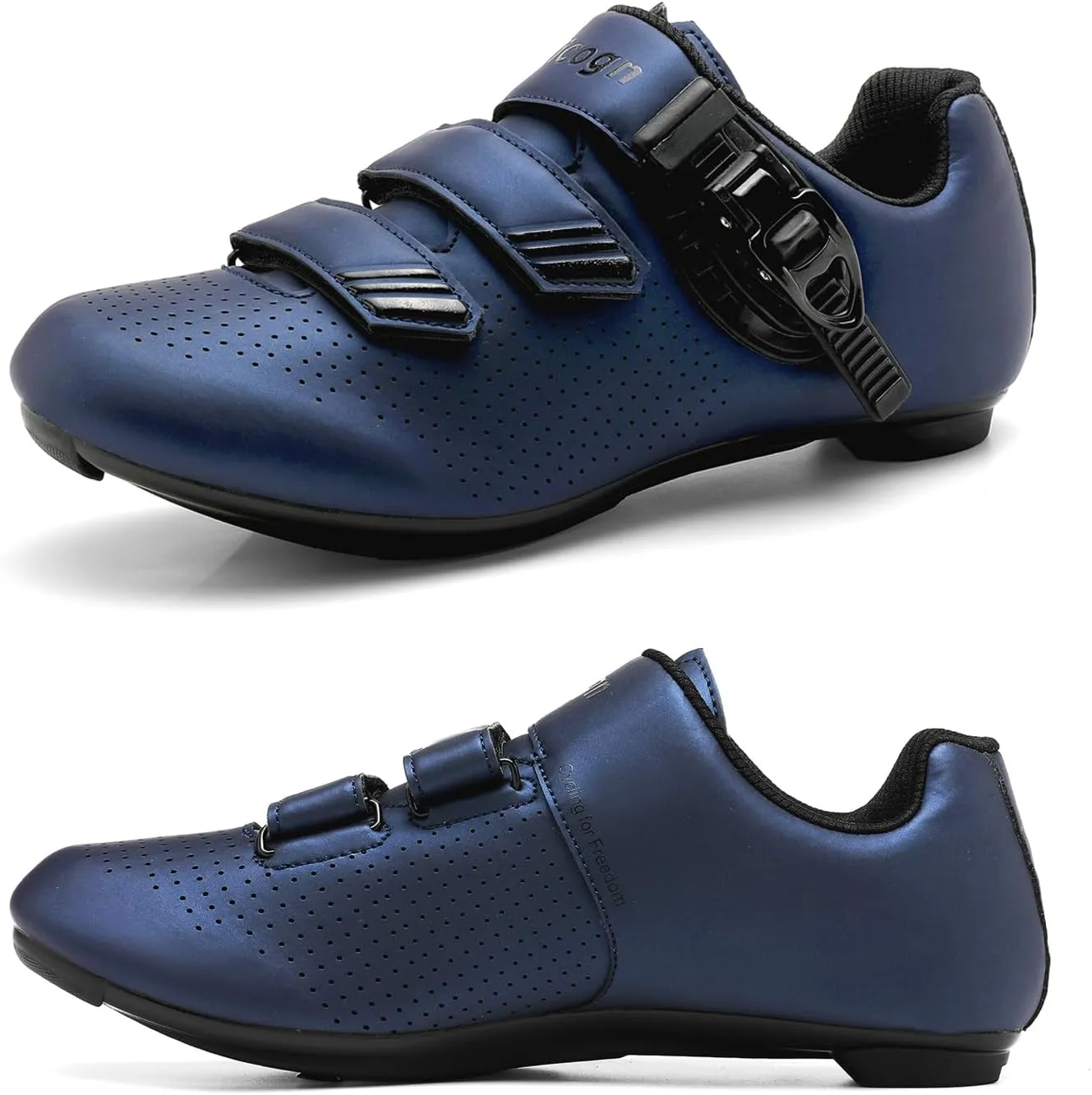 Indoor Cycling Shoes for Men Women Compatible with Peloton Bike Pre-Installed with Look Delta Cleats Outdoor Road Biking