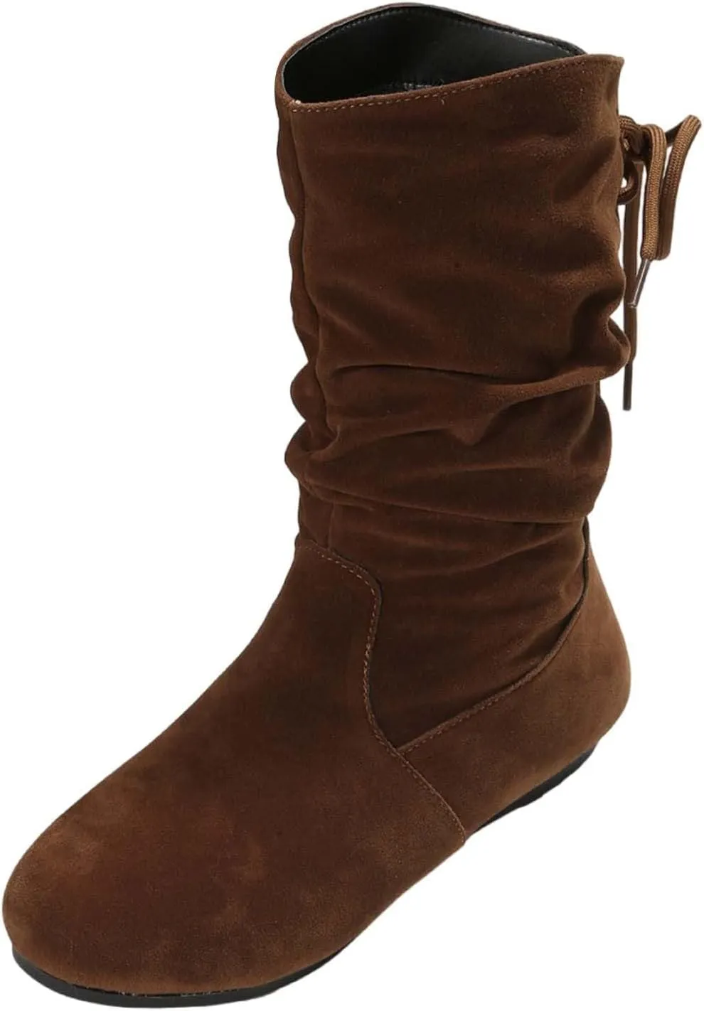 Knee High Boots for Women Mid Calf Boots for Women Non Slip Mid Calf Boots Winter Boots for Women Hiking Boots