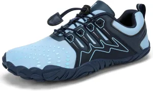 Kricely Men's Minimalist Barefoot Shoes Wide Toe Box Workout Shoes Zero Drop Sole Trail Running Shoes