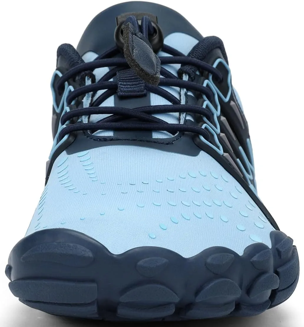 Kricely Men's Minimalist Barefoot Shoes Wide Toe Box Workout Shoes Zero Drop Sole Trail Running Shoes