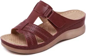 Ladmiple Orthotic Sandals For Women Dressy Summer Comfort Walking Open Toe Arch Support Slides Orthopedic Flip Flops