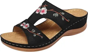 Ladmiple Womens Sandals Dressy Casual Comfortable Fashion Orthotic Slides Athletic Slip On Orthopedic Flip Flops Slippers