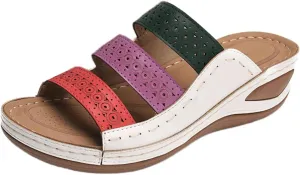 Ladmiple Womens Sandals For Plantar Fasciitis Support Orthopedic Slides Slippers Comfort Dressy Summer Orthotic Flip Flops